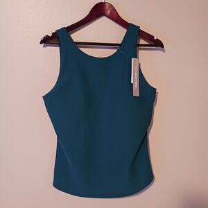 32 Degrees Cool Womens Size Large Green Workout Tank Top with Built‎ in Bra